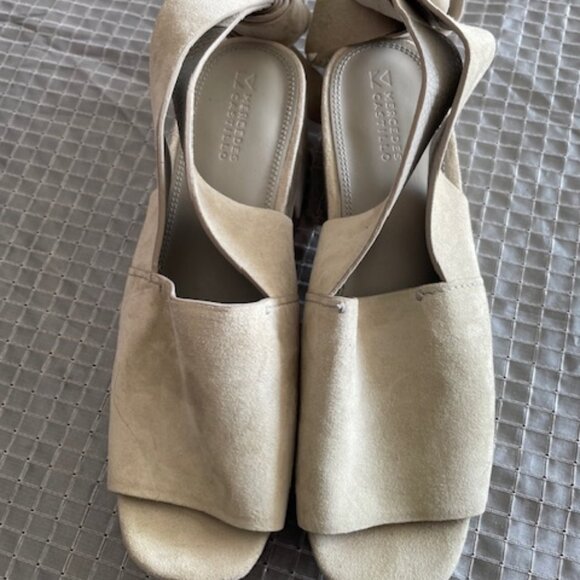 Mercedes Castillo Womens Gray Wedge Sandal Size 8 - Picture 1 of 10